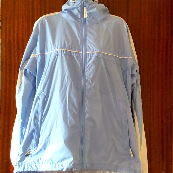 COLUMBIA - Windbreaker with Hood  Size L - Picture 1 of 8